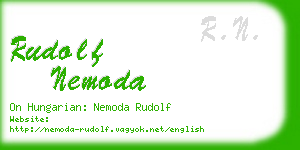 rudolf nemoda business card